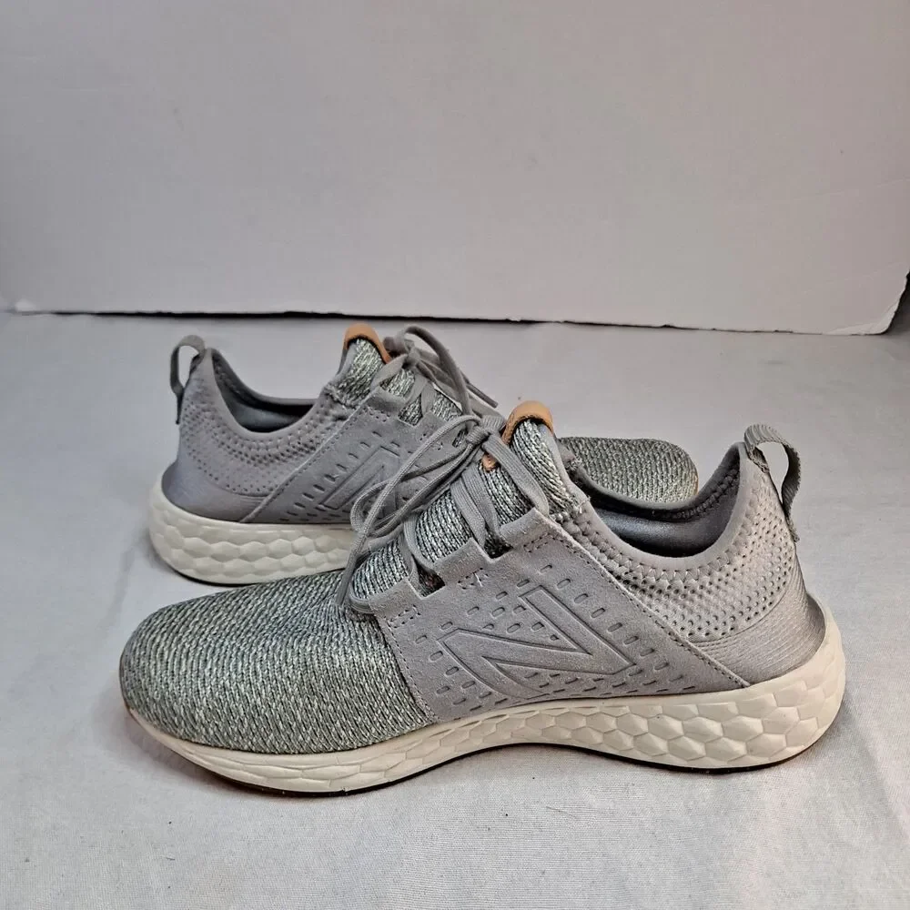 New Balance Womens Fresh Foam Cruz Sneakers WCRUZOG Size 10B Gray